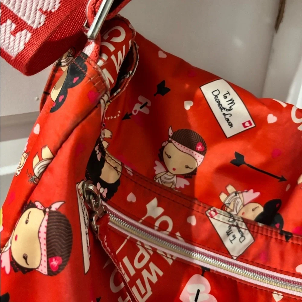 Harajuku Lovers Cupid Red Crossbody with Adjustable Strap